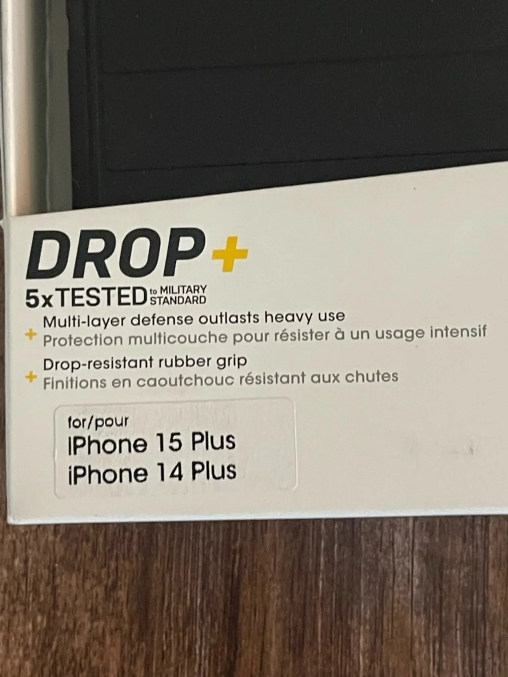 OtterBox Defender Pro Black Protective Case for iPhone 15 Plus / 14 Plus